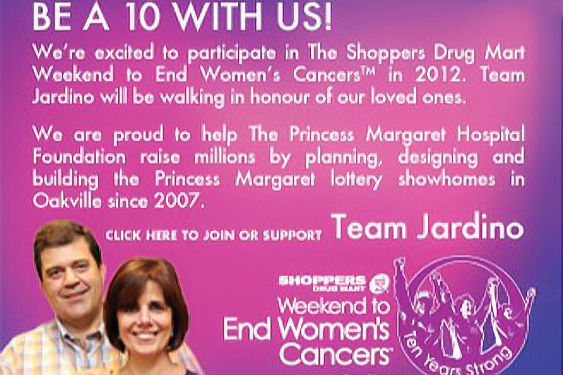 Team Jardino raiser 28,570.00 for the weekend to end women’s cancers!